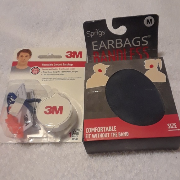 3M Other - Sprigs Earbags And 3M Earplugs Hearing Safety